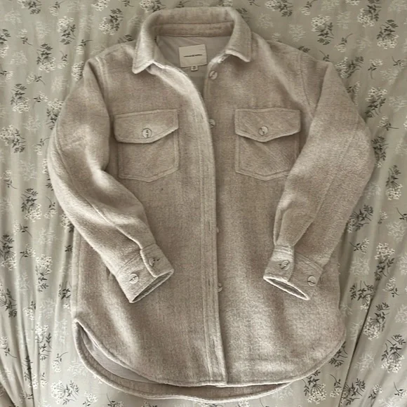 Cream jacket/shacket - Picture 1 of 2